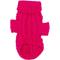 Show in main carousel: Sassy Woof Cable Knit Dog Sweater, Hot Pink, XX-Large slide 3 of 8