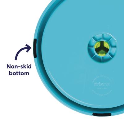 Show full view: Frisco Interactive Non -skid Plastic Slow Feeder Dog bowl, Blue/Green, 2 cup slide 5 of 9