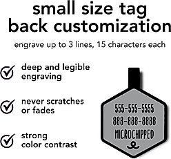 Besties Mini Play Ball Baseball Jingle-Free Silicone Dog ID Tag, Flamingo Pink slide 2 of 9