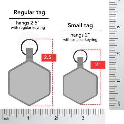 Show full view: Besties Mini Nothin’ But Net Basketball Jingle-Free Silicone Dog ID Tag, Sky Blue slide 5 of 11