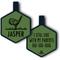 Show in main carousel: Besties Mini Hole in One Golf Jingle-Free Silicone Dog ID Tag, Sage slide 1 of 10