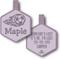 Show in main carousel: Besties Mini Soccer Star Jingle-Free Silicone Dog ID Tag, Heather Purple slide 1 of 10