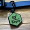 Show in main carousel: Besties Mini Hole in One Golf Jingle-Free Silicone Dog ID Tag, Red slide 4 of 11