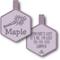 Show in main carousel: Besties Mini Play Ball Baseball Jingle-Free Silicone Dog ID Tag, Heather Purple slide 1 of 10