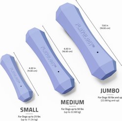 Playology Blueberry Scented Squeaky Chew Stick Dog Toy, Jumbo slide 2 of 6