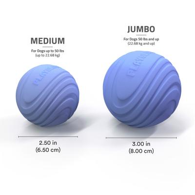 Show full view: Playology Blueberry Scented Dual Layer Ball Dog Toy, Jumbo slide 5 of 6