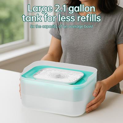 Show full view: VIVIPAL Ultra Quiet Dog Water Fountain, 8-L slide 3 of 9