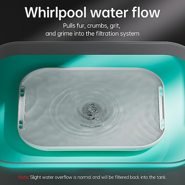 Show full view: VIVIPAL Ultra Quiet Dog Water Fountain, 8-L slide 2 of 9