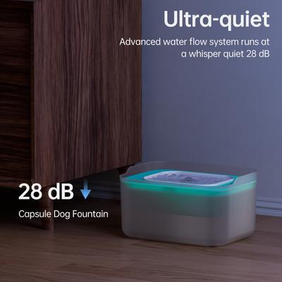 Show full view: VIVIPAL Ultra Quiet Dog Water Fountain, 8-L slide 5 of 9