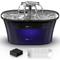 Show in main carousel: VIVIPAL Stainless Steel Dog & Cat Water Fountain with LED & Quiet Pump, 84-oz slide 1 of 8