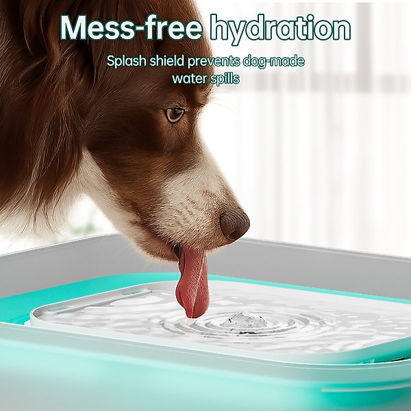 Show full view: VIVIPAL Ultra Quiet Dog Water Fountain, 8-L slide 6 of 9