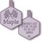 Show in main carousel: Besties Speed Zone Racing Jingle-Free Silicone Dog ID Tag, Heather Purple slide 1 of 10