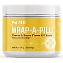 Pet MD Wrap-A-Pill Cheese & Bacon Flavor Pill Paste, 4.2-oz jar