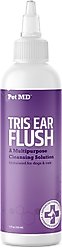 Pet MD Tris Flush Dog & Cat Ear Cleaner, 12-fl oz bottle
