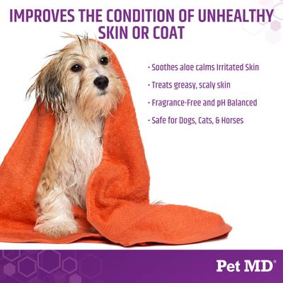 Show full view: Pet MD Micoseb-CX Anti-Fungal Medicated Pet Shampoo, 12-oz bottle slide 4 of 9