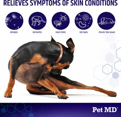 Show full view: Pet MD Hydrocortisone Itch Relief Pet Hot Spot Spray, 4-fl oz bottle slide 3 of 8