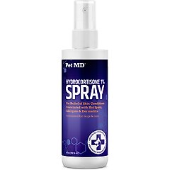 Pet MD Hydrocortisone Itch Relief Pet Hot Spot Spray, 4-fl oz bottle