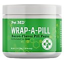 Pet MD Wrap-A-Pill Bacon Flavor Pill Paste Dog & Cat Supplement, 4.2-oz tub
