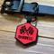 Show in main carousel: Besties Mini Speed Zone Racing Jingle-Free Silicone Dog ID Tag, Red slide 3 of 10