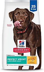 Hill's Science Diet Adult Perfect Weight Management Large Breed Chicken Dry Dog Food, 25-lb bag