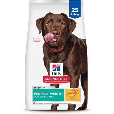 Hill's Science Diet Hill's Science Diet Adult Perfect Weight Management Large Breed Chicken Dry Dog Food, 25-lb bag