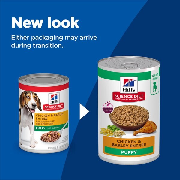 Hill's Science Diet Puppy Chicken & Barley Entree Canned Wet Dog Food