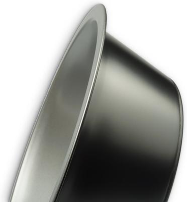 Show full view: Hiddin Double Glam Dog Bowl, Black/Silver, Small slide 4 of 4