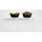 Show in main carousel: Hiddin Double Glam Dog Bowl, Black/Gold, Small slide 1 of 5