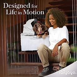 Ibiyaya Tinker Detachable Dog Stroller, Silver Gray, Small slide 2 of 9