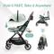 Show in main carousel: Ibiyaya Tinker Detachable Dog Stroller, Sage Green, Small slide 5 of 10