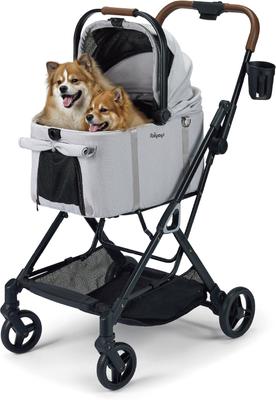 Out of Stock - IBIYAYA Tinker Detachable Dog Stroller, Silver Gray, Small -  Chewy.com