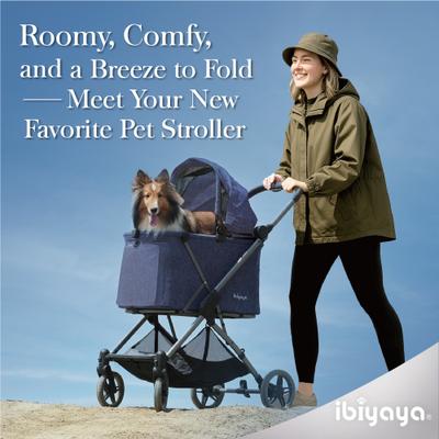 Show full view: Ibiyaya Maxi Deep Carriage Dog Stroller, Royal Blue slide 9 of 9
