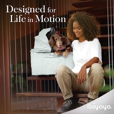 Show full view: Ibiyaya Tinker Detachable Dog Stroller, Sage Green, Small slide 10 of 10