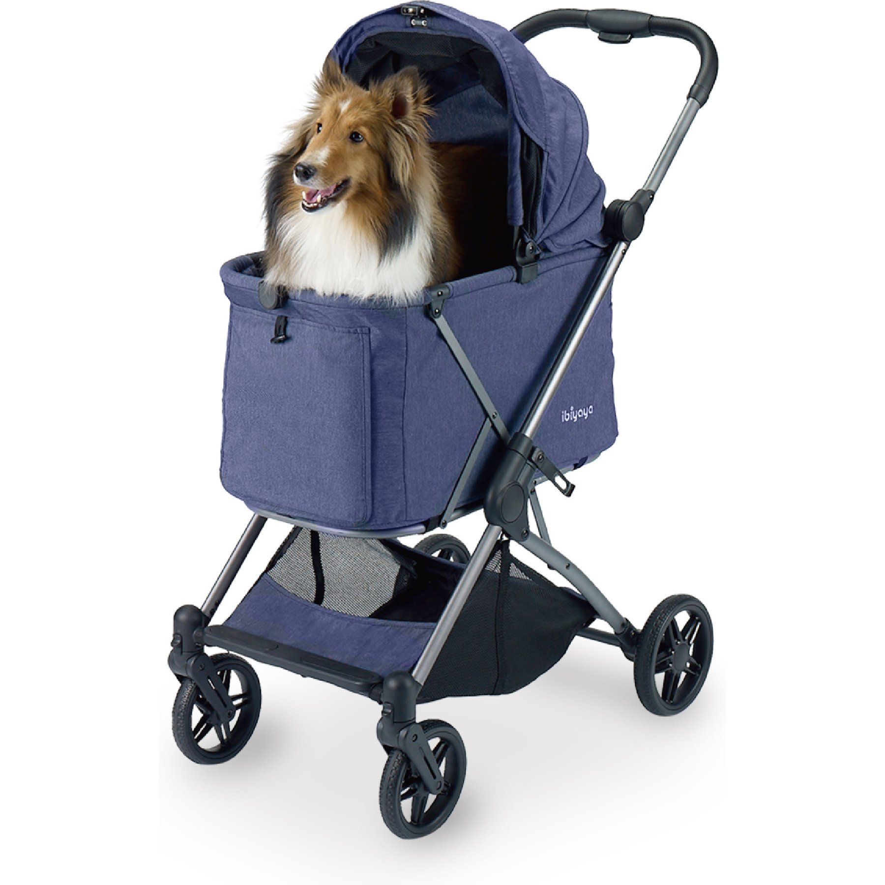 Ibiyaya Maxi Deep Carriage Dog Stroller, Royal Blue
