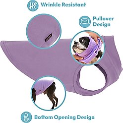 Gooby Stretch Fleece Dog Vest, Forest Green, Large slide 2 of 5