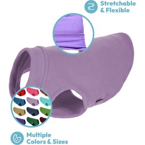 Gooby Stretch Fleece Dog Vest, Pumpkin, Medium