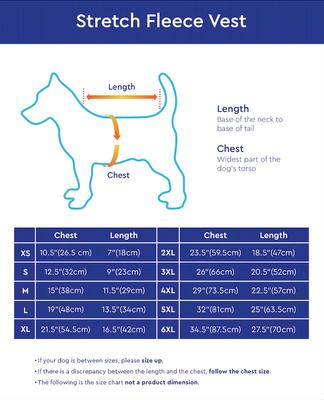 Gooby Stretch Fleece Dog Vest