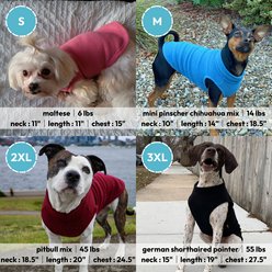 Gooby Stretch Fleece Dog Vest, Pumpkin, Medium slide 2 of 5