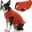 Gooby Stretch Fleece Dog Vest, Pumpkin, Medium