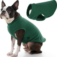 Gooby Stretch Fleece Dog Vest, Forest Green, X-Small