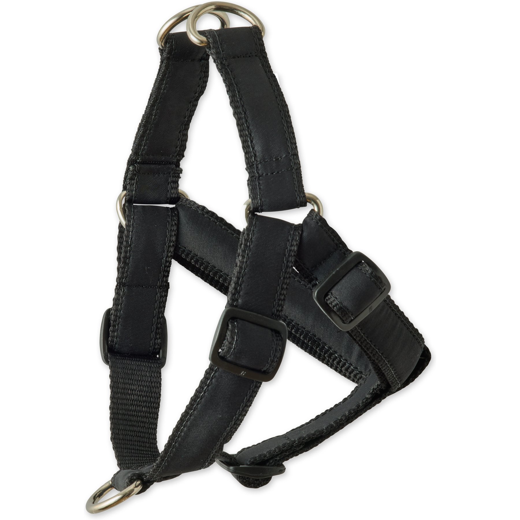 Pet Passion Remy Recycled Ribbon Dog Harness, Black, XX-Large: 30 to 34-in chest