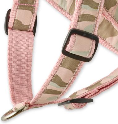 Show full view: Pet Passion Remy Recycled Ribbon Dog Harness, Pink Camo, Large: 22 to 26-in chest slide 3 of 3