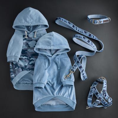 Show full view: Pet Passion Remy Recycled Ribbon Dog Harness, Navy Camo, Medium: 19 to 22-in chest slide 4 of 4