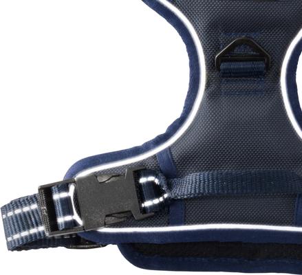 Show full view: Pet Passion Max Hardy Reflective Dog Harness, Navy, Medium: 19 to 22-in chest slide 5 of 5