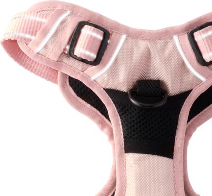 Show full view: Pet Passion Max Hardy Reflective Dog Harness, Pink, Large: 22 to 26-in chest slide 4 of 5