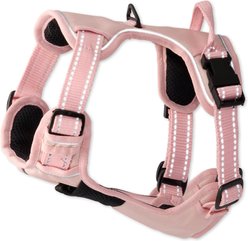 Pet Passion Max Hardy Reflective Dog Harness, Pink, Large: 22 to 26-in chest