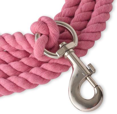 Show full view: Pet Passion Tucker Twisted Rope Dog Leash, Pink, 7-ft long, 1-in wide slide 4 of 5