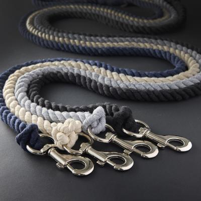 Show full view: Pet Passion Tucker Twisted Rope Dog Leash, Navy, 7-ft long, 1-in wide slide 4 of 6