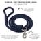 Show in main carousel: Pet Passion Tucker Twisted Rope Dog Leash, Navy, 7-ft long, 1-in wide slide 3 of 6