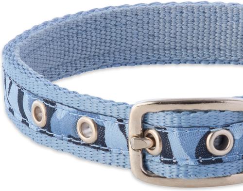 Show full view: Pet Passion Remy Recycled Ribbon Dog Collar, Navy Camo, XX-Large: 22 to 26-in neck, 1 1/4-in wide slide 4 of 7